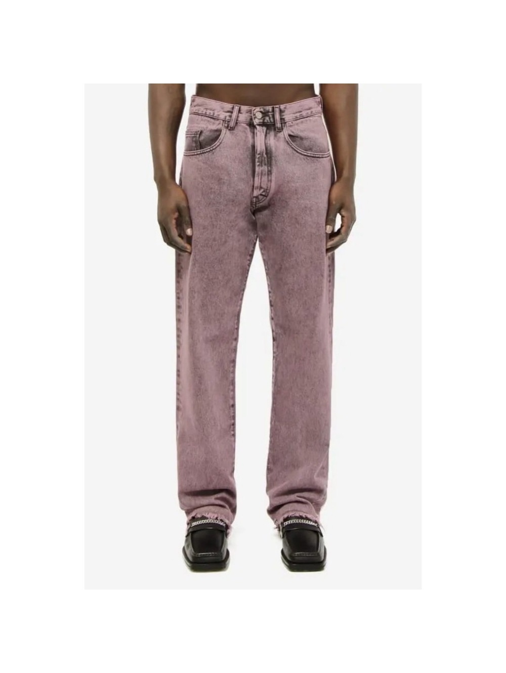 ARIES Acid Wash Batten Jeans in Rose-Pink, NEW, Size 32